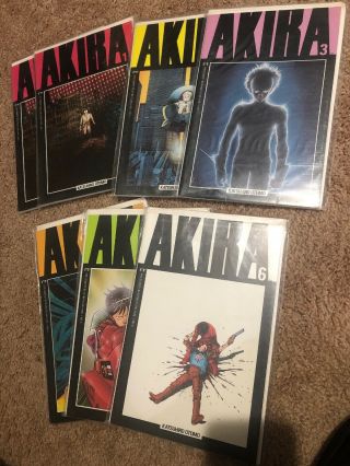 Akira (volume 1) 1 - 6 Comic Book (epic 1988) 1st Print X2 1’s