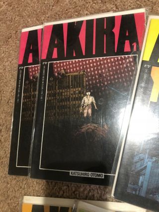 AKIRA (Volume 1) 1 - 6 Comic Book (EPIC 1988) 1st Print x2 1’s 2