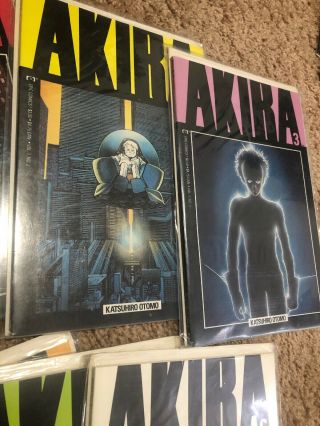 AKIRA (Volume 1) 1 - 6 Comic Book (EPIC 1988) 1st Print x2 1’s 3