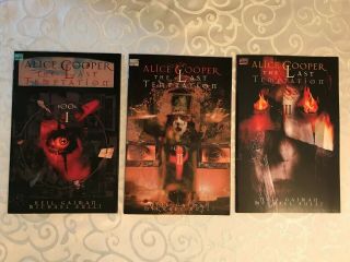 Alice Cooper The Last Temptation Book 1 2 And 3 Marvel Music Comic Book 1994