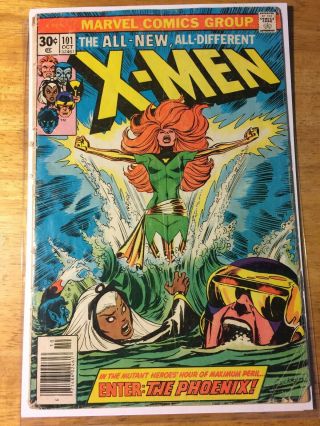 The X - Men 101 (oct 1976,  Marvel) 1st Appearance Of Phoenix Movie Soon Newsstand