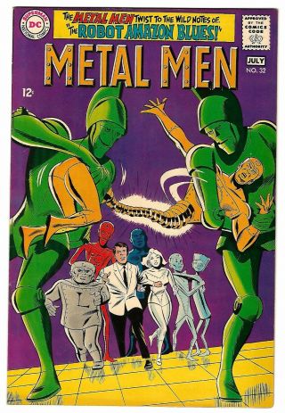 Metal Men 32 (1968) Vf - Vf/nm " Strange Sports Stories "