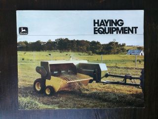 Vintage 1975 John Deere Haying Equipment Brochure