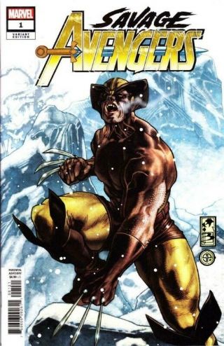 Savage Avengers 1 1:25 Bianchi Variant Marvel Venom Elektra Punisher 050119