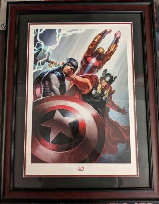 Avengers Trinity 47/500 Premium Fine Art Print Sideshow Alex Pascenko