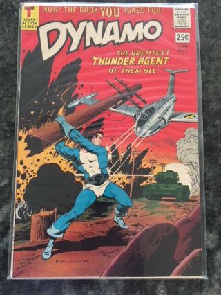 Dynamo 1 Tower Comics 1966 Thunder Agents Wally Wood Art Silver Age Hi Grade