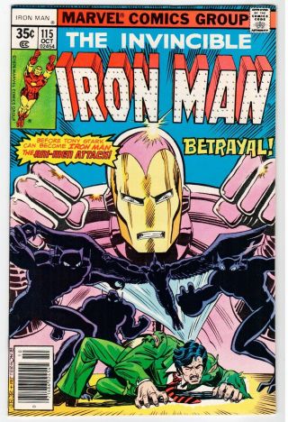 Marvel Invincible Iron Man 115 - Vf/nm 1978 Vintage Comic