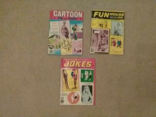 Bill Ward Fabulous 3 Pak.  Fun House,  Cartoon Fun&comedy,  Popular Jokes