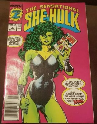 The Sensational She - Hulk 1 (may 1989 Marvel) Shehulk Comic Book First Issue One