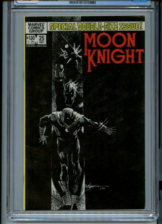 Moon Knight 25 CGC 9.  2 1982 White Pages Marc Spector Sienkiewicz Cover Art HTF 2
