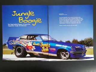 Revell Jungle Jim Chevrolet Vega Funny Car - 6 Page Full Color Article