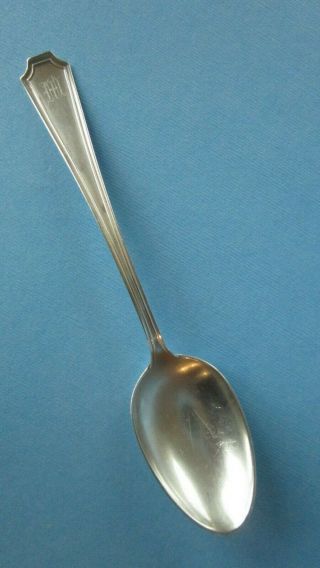 Antique Sterling Silver Teaspoon By Durgin In The Fairfax Pattern Monogram M