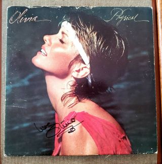 Olivia Newton John Physical Album,  Autographed