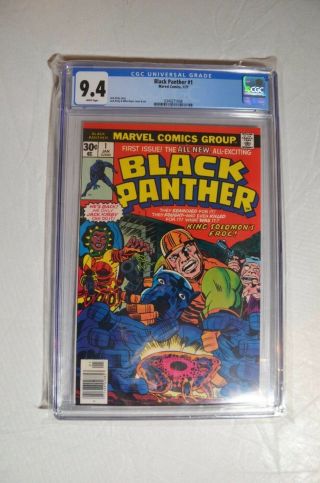 Black Panther 1,  Cgc 9.  4 Marvel Comics,  1/77 Empowering Graded Comic Book