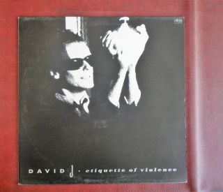 David J Etiquette Of Violence 1990 Uk Vinyl Re Situation Two Sitl 8 Vg,  /ex