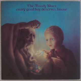 The Moody Blues: Every Good Boy Deserves Favour Usa Threshold Psych Lp Vg,