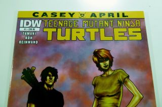IDW TMNT CASEY & APRIL (2015) 1 Rare HASTINGS VARIANT NM (9.  4) Ships 2