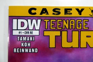 IDW TMNT CASEY & APRIL (2015) 1 Rare HASTINGS VARIANT NM (9.  4) Ships 4