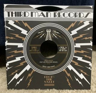 Jack White Help Me Stranger (demo) Third Man Vault Vinyl 45 Single,  Raconteurs