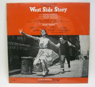 West Side Story Broadway Cast Lp Mono 1957 Ol 5230