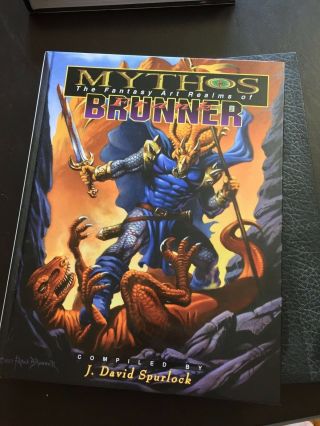 Mythos The Fantasy Art Realms of Frank Brunner Deluxe Edition Hardcover book 2