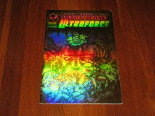 Ultraverse Ultraforce 1 Gold Hologram Cover Fn/vf