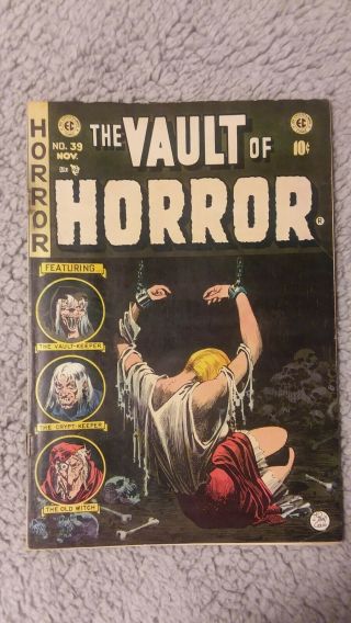 Golden Age Comic Vault Of Horror 39 Nov.  (1954) 4.  5