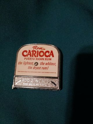 Ron Carioca Puerto Rican Rum Vintage Tape Measure