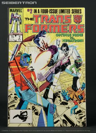 The Transformers 2 1984 Marvel Comics G1 Optimus Prime Vs Megatron 190501d