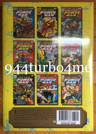 Marvel Masterworks 271 LUKE CAGE POWER MAN Vol 3 DM HC $75 (2019) Global Ship 2