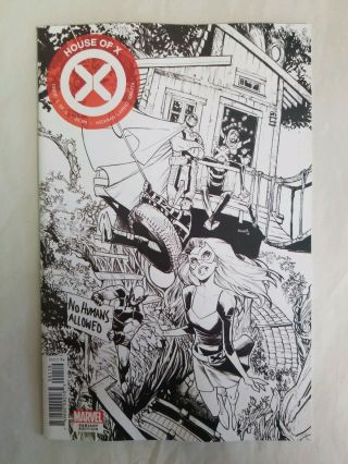 House Of X 1 Marvel Comics Humberto Ramos Party Sketch Variant Cover Nm