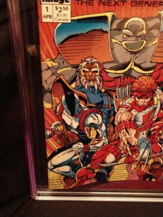 CGC 9.  8 Youngblood 1 (1992) Rob Liefeld cover,  story,  art - White Pages/New Case 5