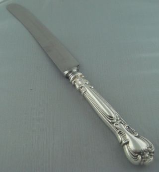 @ Gorham Chantilly Sterling Silver Dinner Size Knife Old French Satin Blade