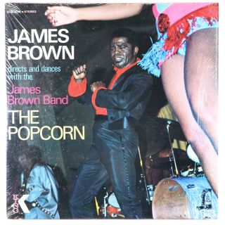 James Brown - The Popcorn Lp - King Vg,  Shrink