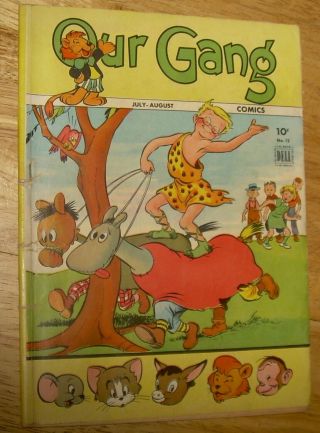 Our Gang Comics 12 Dell Walt Kelly,  Carl Barks Art Barney Bear Tom & Jerry