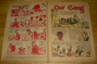 OUR GANG comics 12 Dell Walt KELLY,  Carl BARKS art Barney Bear TOM & JERRY 2