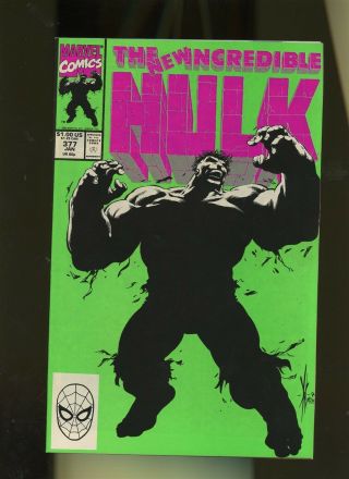 Incredible Hulk 377 Vf 7.  5 1 Book Marvel Dale Keown & Peter David Professor