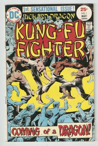 Richard Dragon,  Kung - Fu Fighter,  1,  3 - 5,  7,  8,  1st Lady Shiva,  Vg -