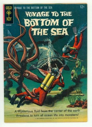 Voyage To The Bottom Of The Sea 2 Fn,  6.  5 Comic 1965