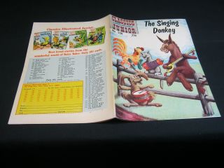 Classics Illustrated Junior 550 The Singing Donkey (ed.  5) Hrn 576 (fl/68) Vf