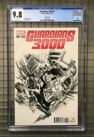 Guardians 3000 1 Marvel Comics 2014 Cgc 9.  8 Sketch Cover