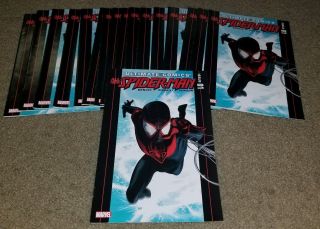Marvel Comics All Spider - Man 1 Miles Morales Variant App Key Book 2011