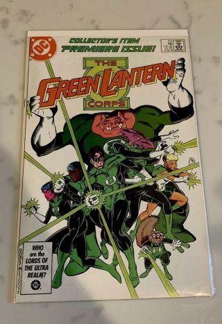 Green Lantern Corps 201 (1986) Copper Age Key 1st App.  Of Kilowog