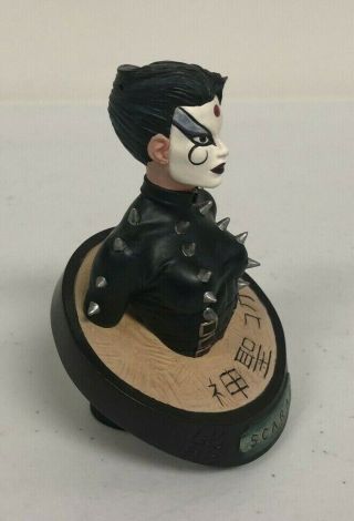 David Mack ' s SCARAB Porcelain Bust Statue Clayburn Moore Limited Edition 6