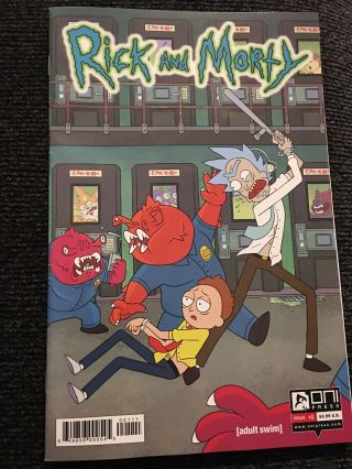 Oni Press - Rick And Morty - Comics ’s 1,  2,  3,  4 - Adult Swim