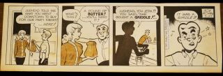 Comic Art - Archie Daily Strip - 1965 - Betty,  Archie,  Jughead