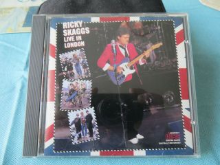 Ricky Skaggs Live In London Cd - Rare 1st Pressing