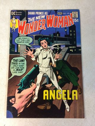 Wonder Woman 193 Diana Prince,  Dc,  1971,  Angela,  Law For A Rat