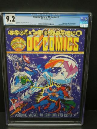 World Of Dc Comics 12 1976 Cgc 9.  2 Wp Legion Issue - Mike Grell Interview