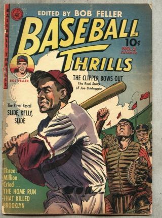 Baseball Thrills 3 - 1952 - Gd/gd,  Joe Dimaggio Yankees / Everett Raymond Kinstler